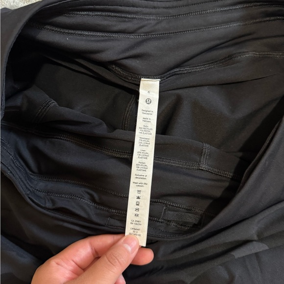 Lululemon Pace Rival Mid Rise Skirt *Long Size 6 Heritage 365 Camo Deep Coal - Picture 10 of 13